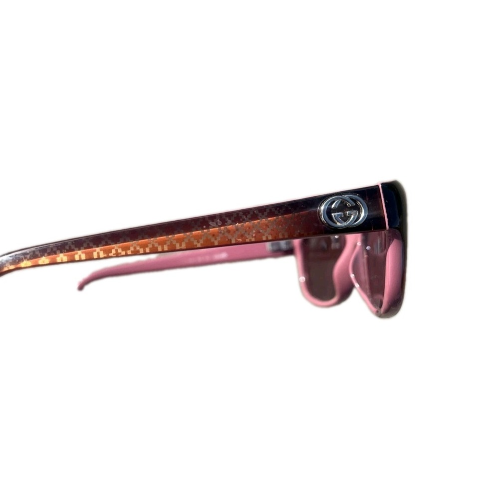 GUCCI GG3648 1EG Italy Brown Pink Crystal Women's Eyeglasses Frame 53-15-140
